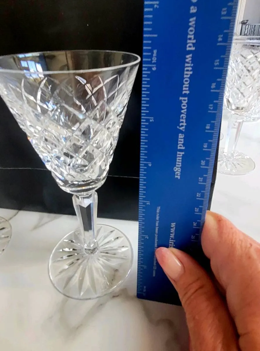 Waterford Crystal Wine Glasses x 2 - Image 4