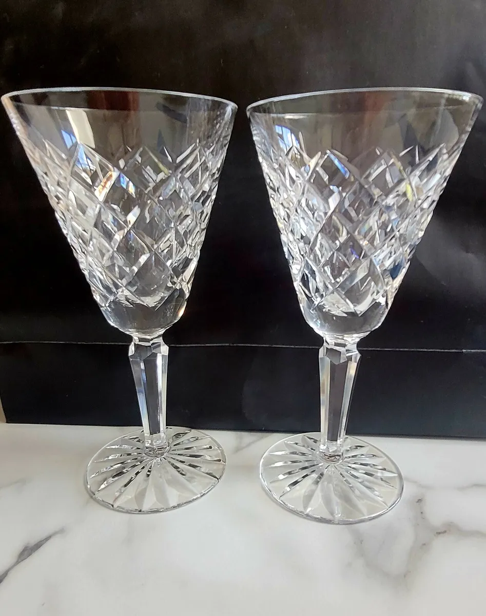 Waterford Crystal Wine Glasses x 2 - Image 1