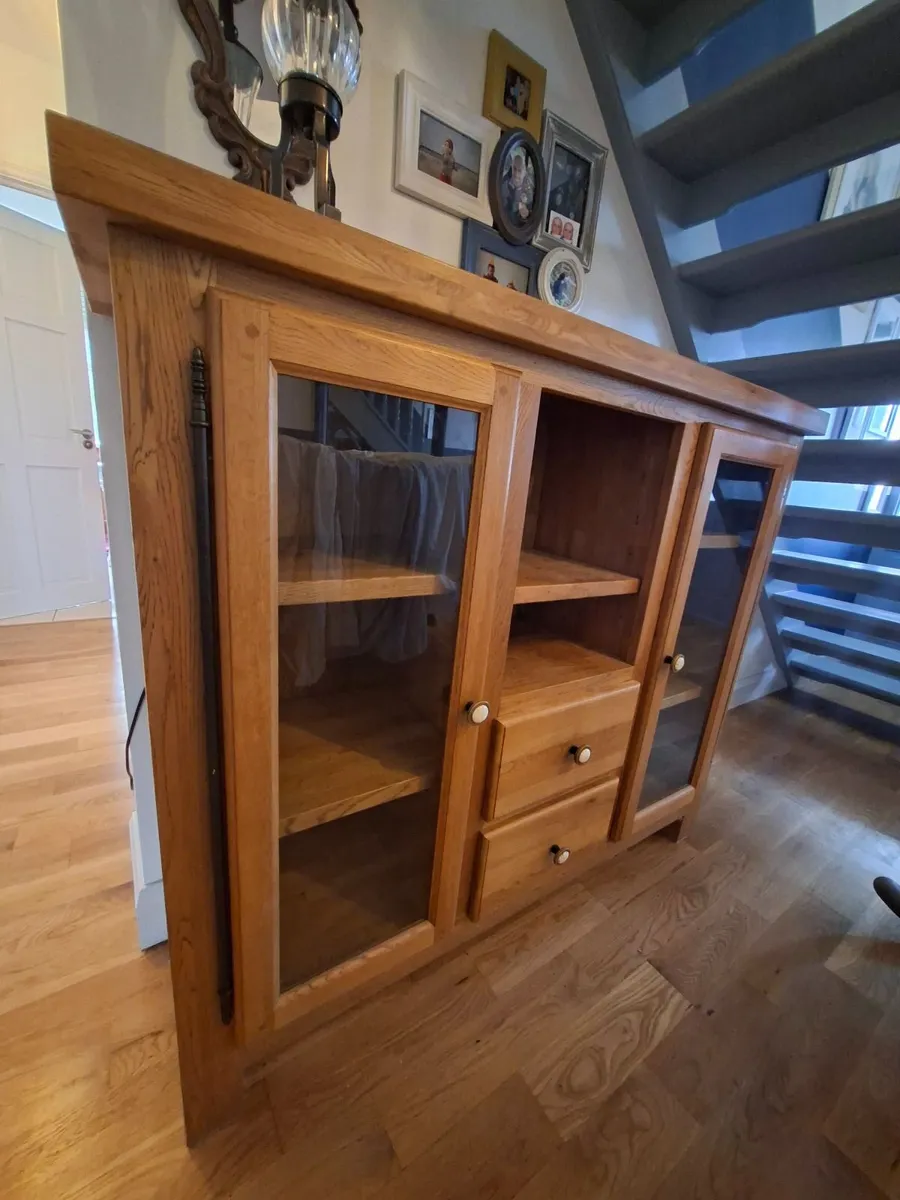 Solid Oak cabinet - Image 2