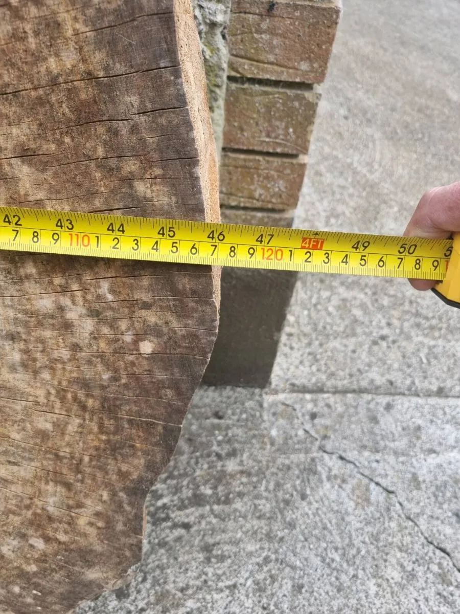 Live round wood slabs - Image 2