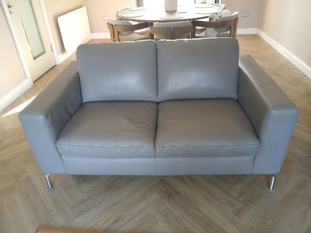 Natuzzi Editions 3 and 2 seater sofa - Image 1