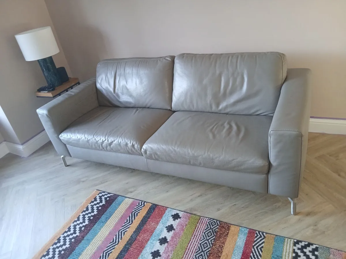 Natuzzi Editions 3 and 2 seater sofa - Image 2