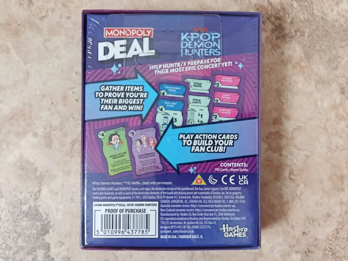 Monopoly DEAL K-Pop Demon Hunters Card Game - Image 2