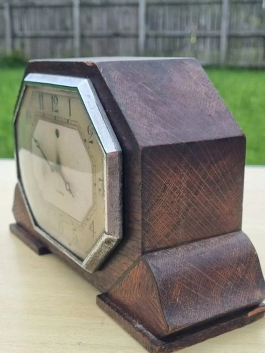Genalex - British Art Deco Mantel Clock - Image 2