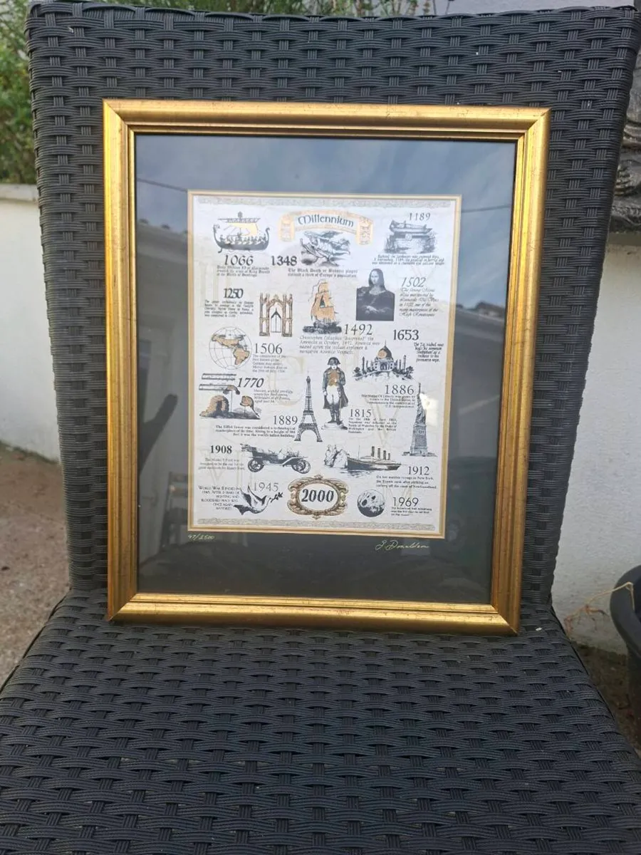 World Millennium Limited Edition signed print - Image 2