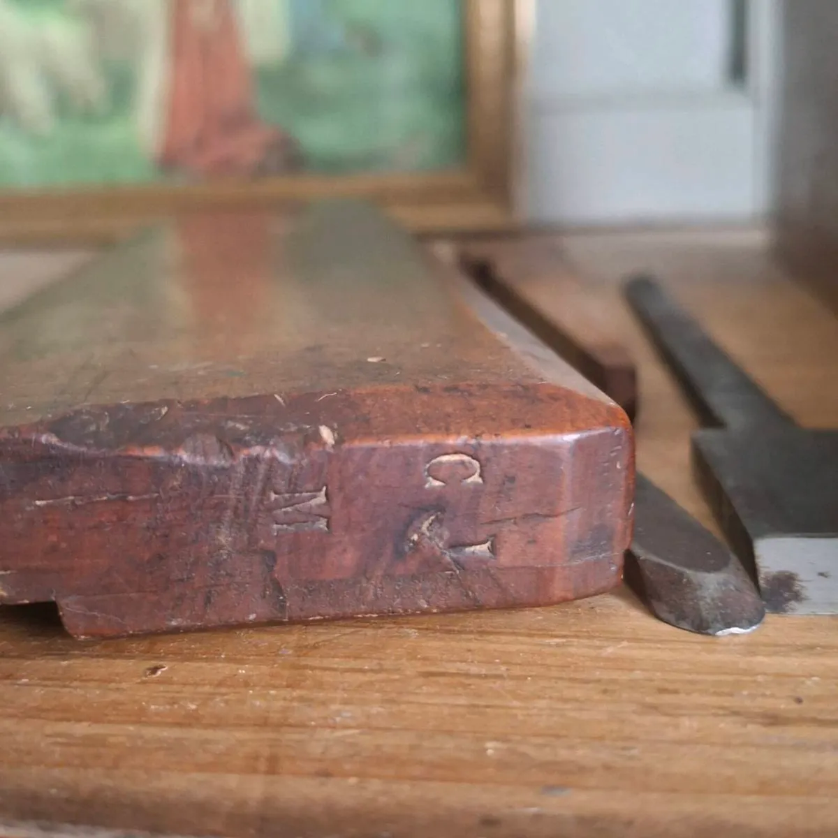 Pair of Antique French Wooden Joinery Planes - Image 4