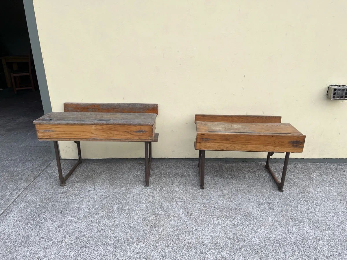 Vintage School Desks - Image 1