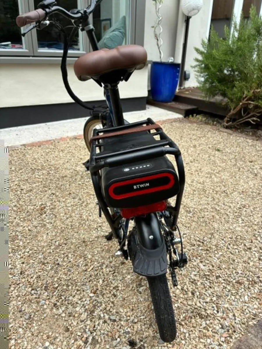 Decathlon Folding Bike E-Fold 500 - Blue - Image 2
