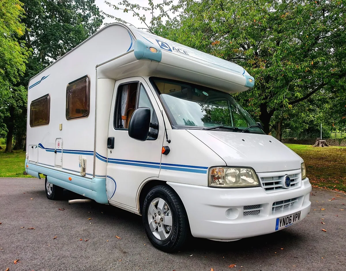 2006 Fiat Ducato 2.3JTD fixed bed Motorhome camper - Image 1
