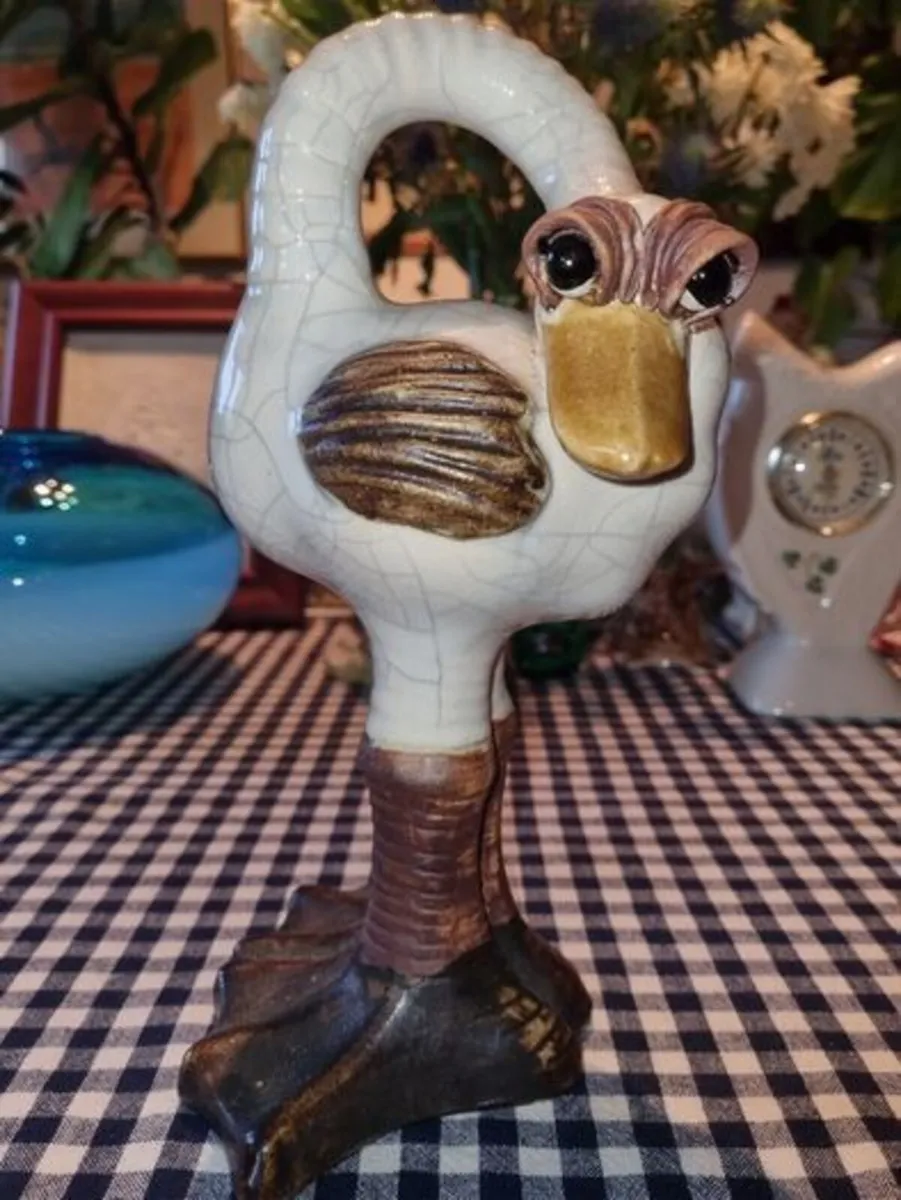 Funny Pottery Figure of a Duck - Image 1