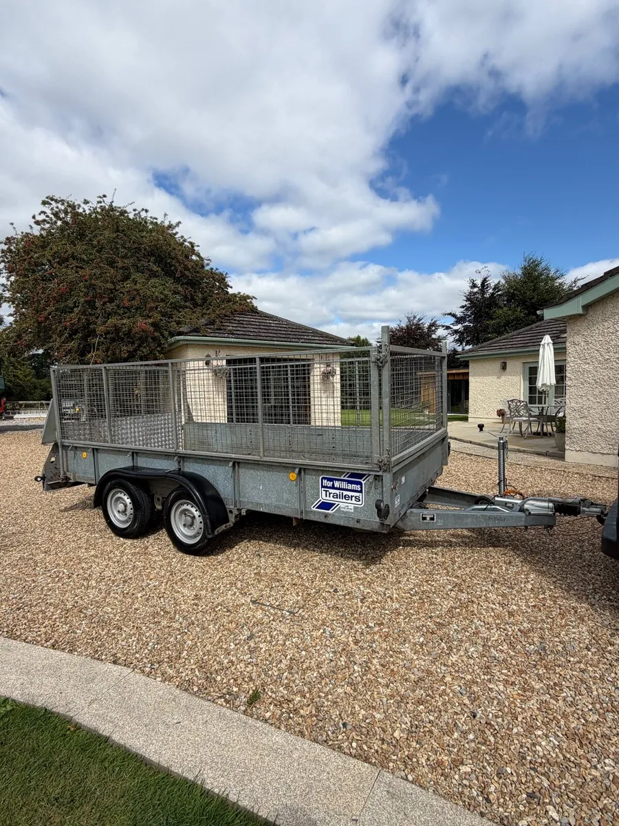 Ifor Williams 12x6 Plant Trailer C/W high mesh - Image 1