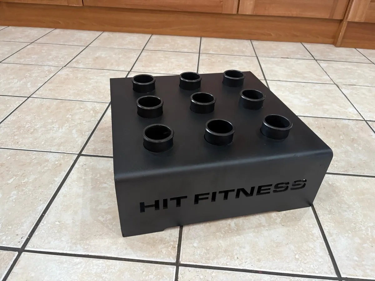 COMMERCIAL OLYMPIC BARBELL HOLDER, HOLDS 9 BARS! - Image 2