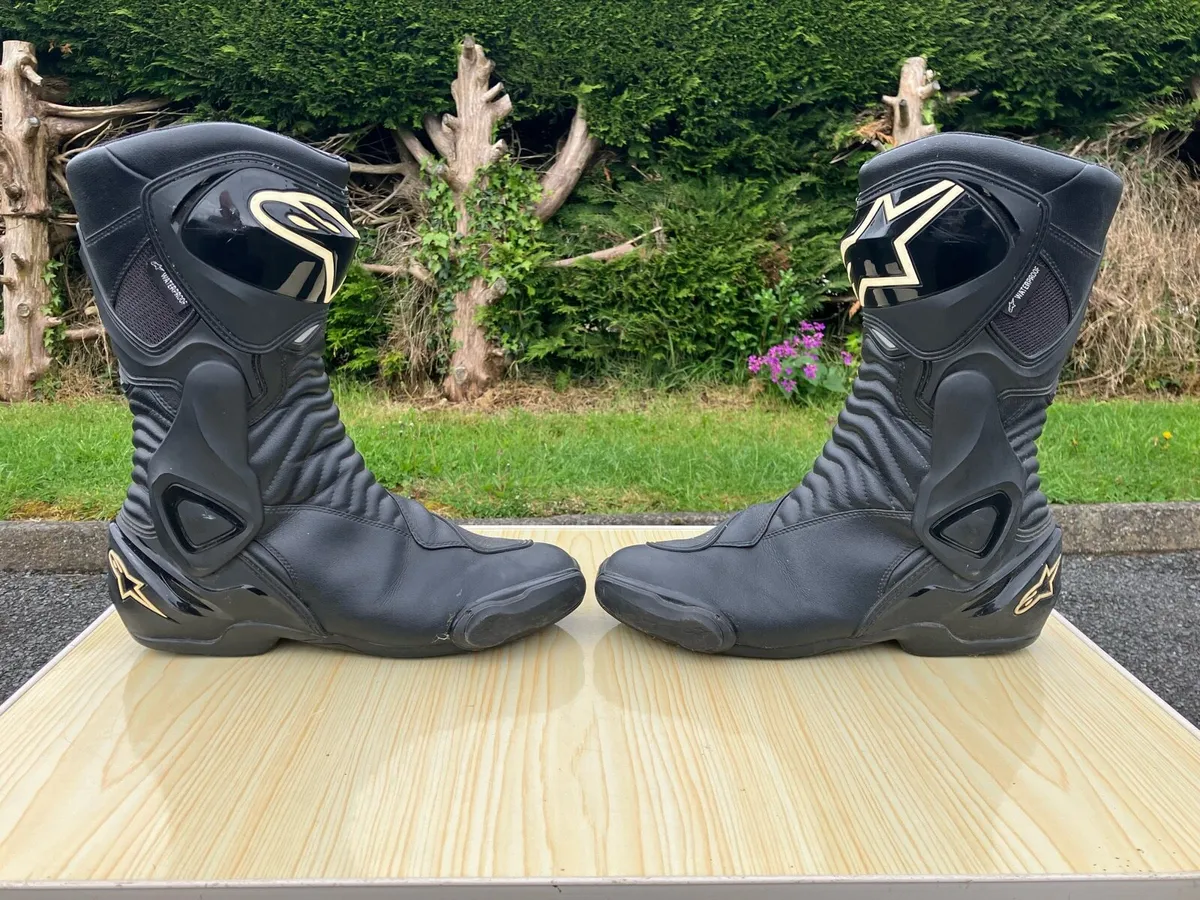 Alpinestars Mens Waterproof Motorcycle Boots. - Image 3
