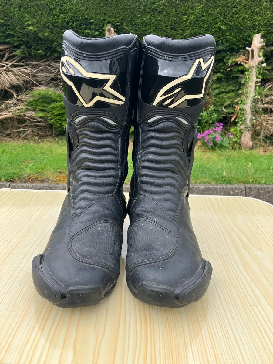 Alpinestars Mens Waterproof Motorcycle Boots. - Image 1