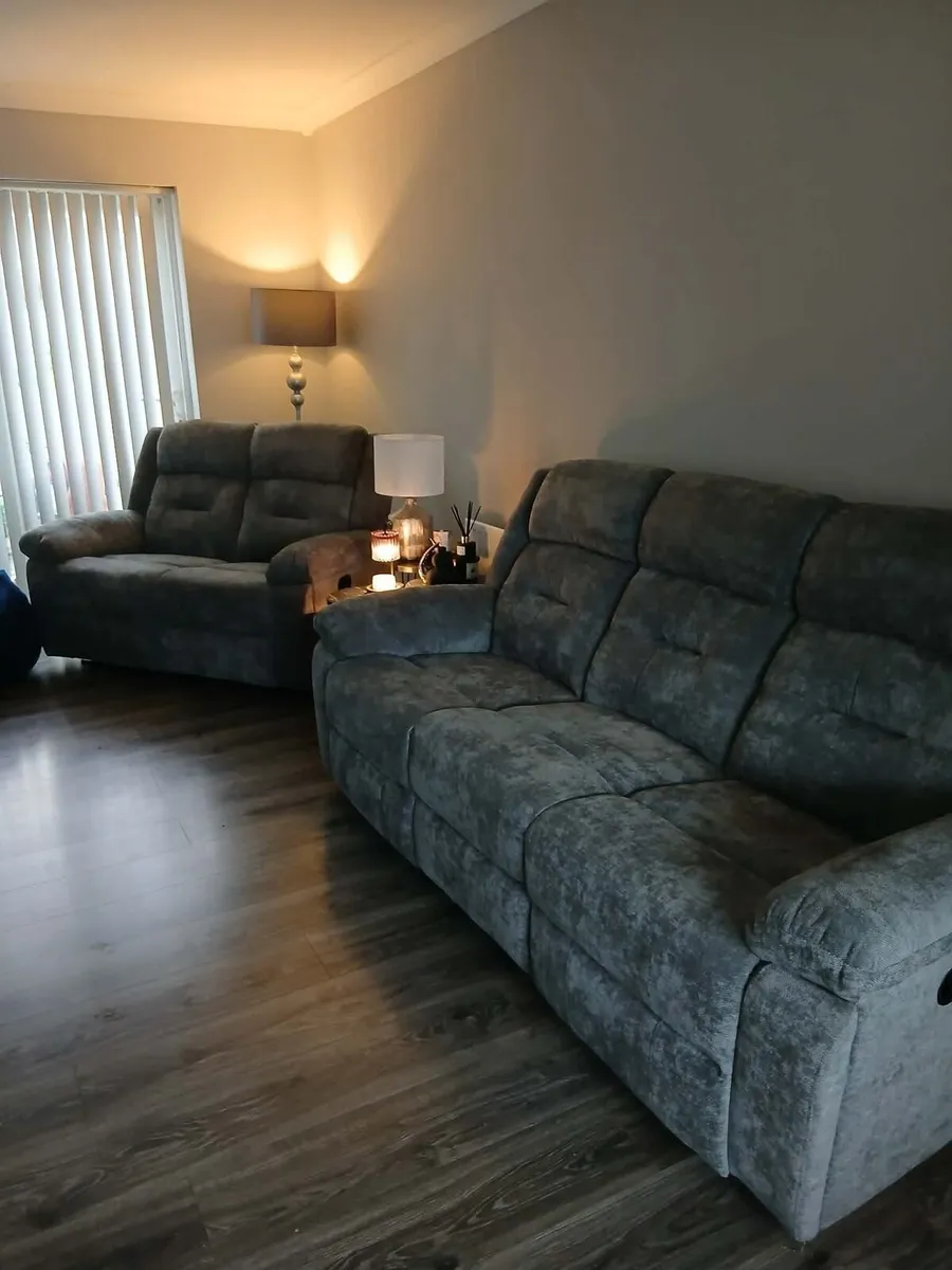 New fabric recliner sofa