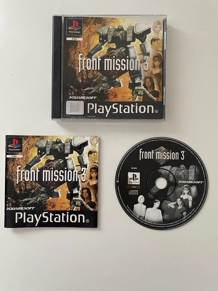 PlayStation 1 PS1 Front Mission 3 PAL Europe - Image 1