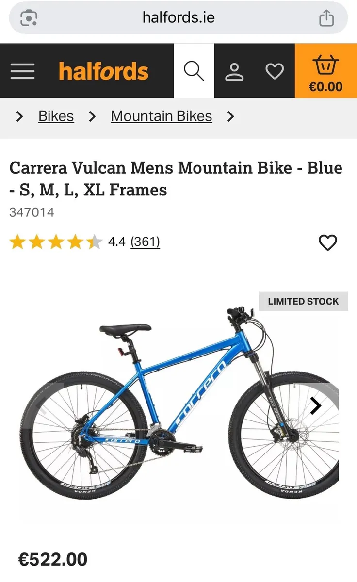 NEW Mountain Bike Carrera Vulcan - Image 4