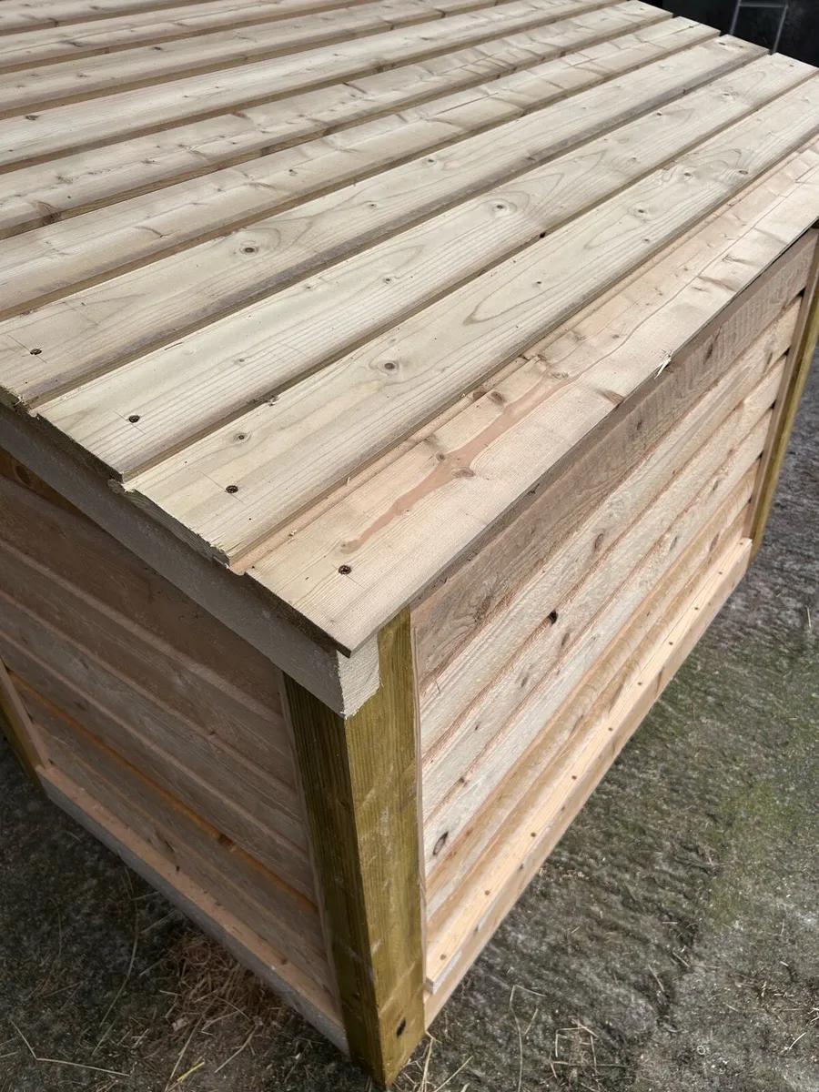 Large firewood storage shed - Image 4