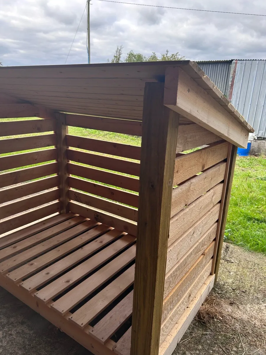 Large firewood storage shed - Image 2