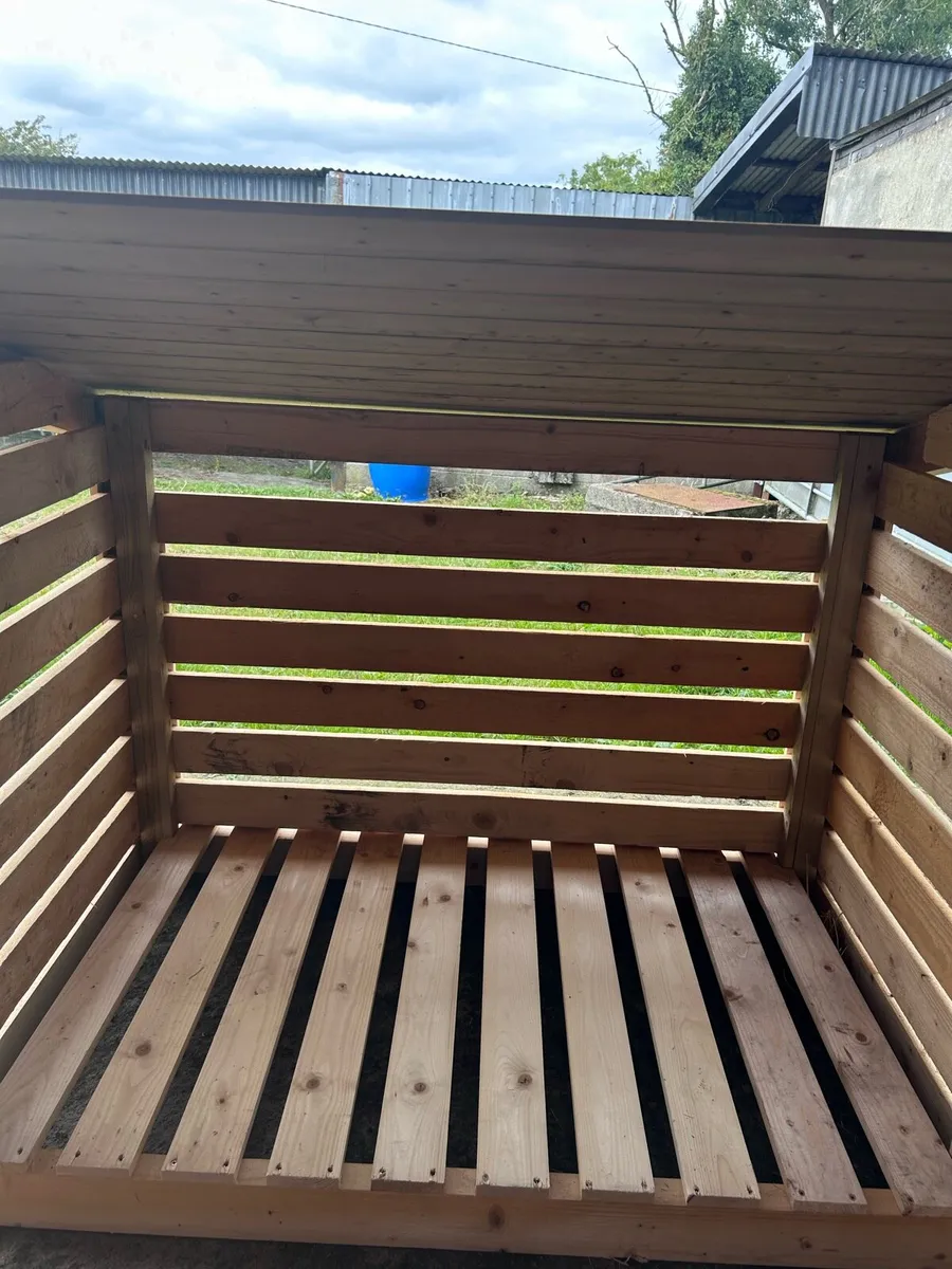 Large firewood storage shed - Image 3
