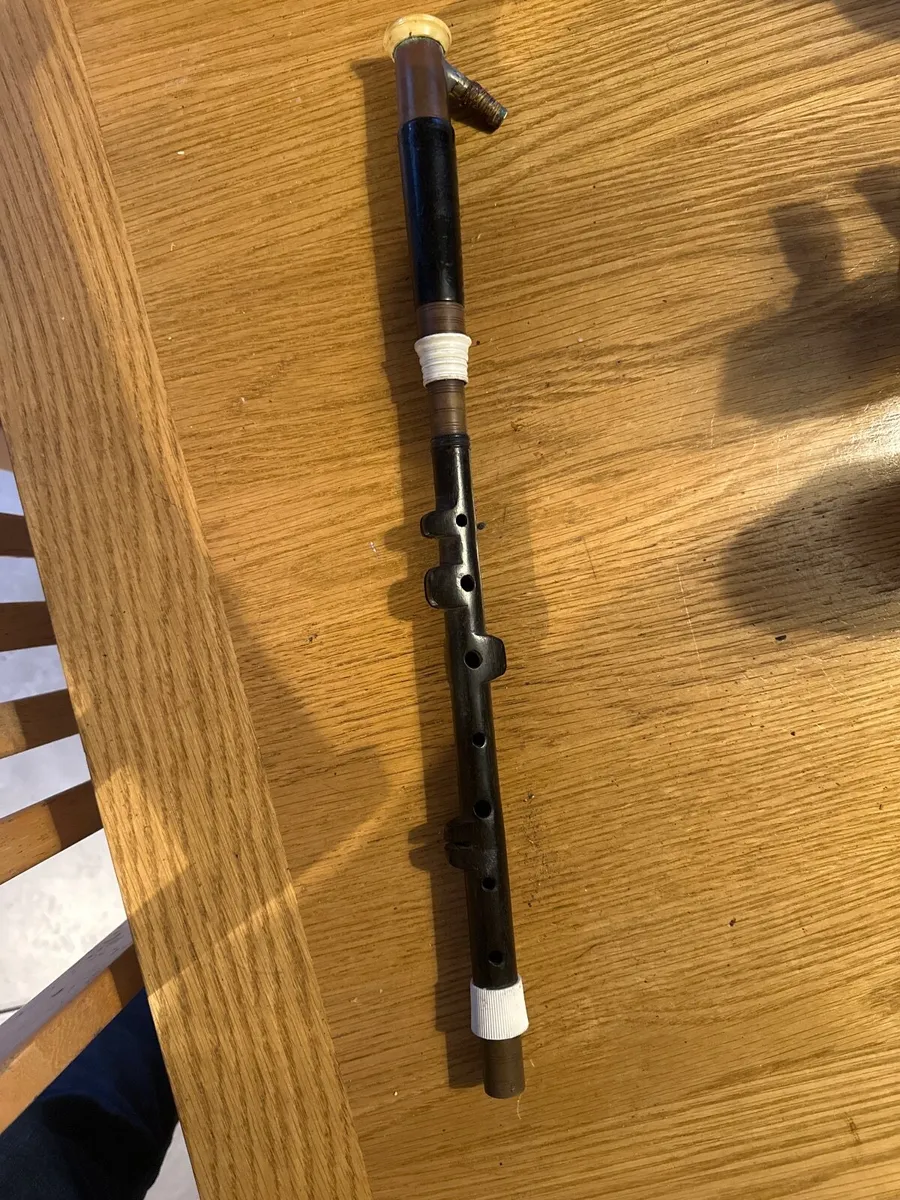 Tadgh Crowley D Uilleann pipes chanter - Image 1