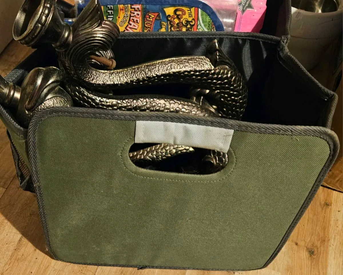 Green Foldable Storage Basket - Image 2