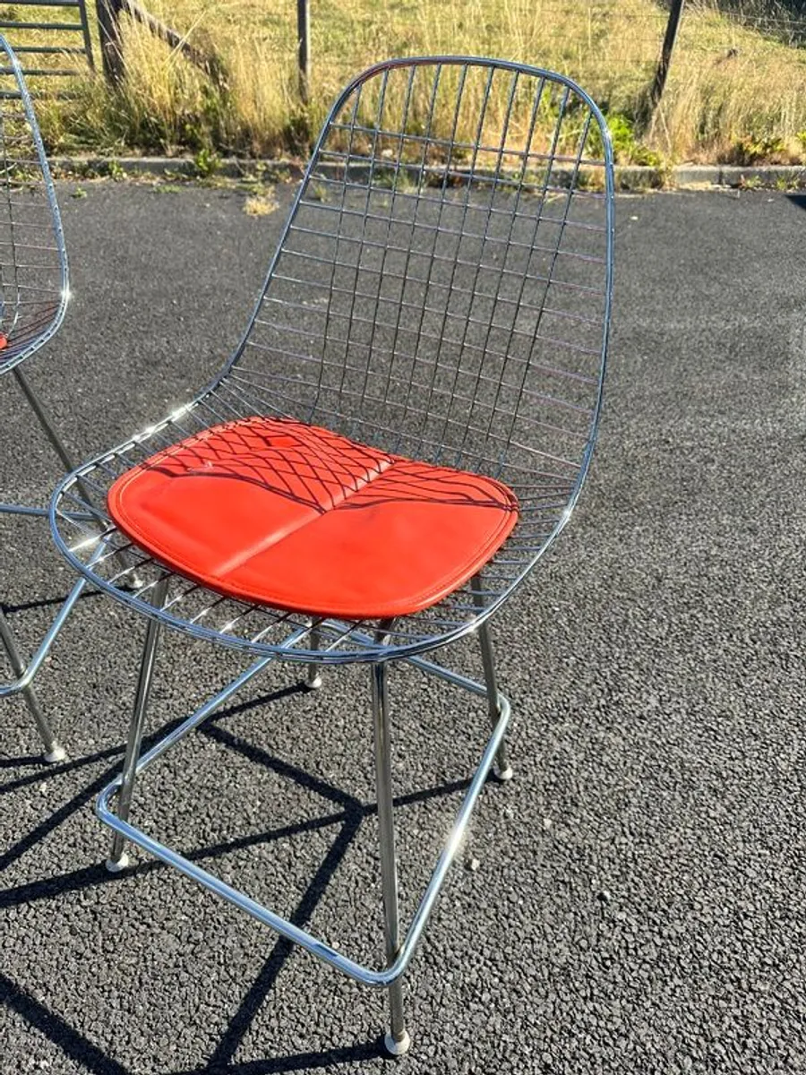 Pair of Vintage Knoll Stools - Image 2