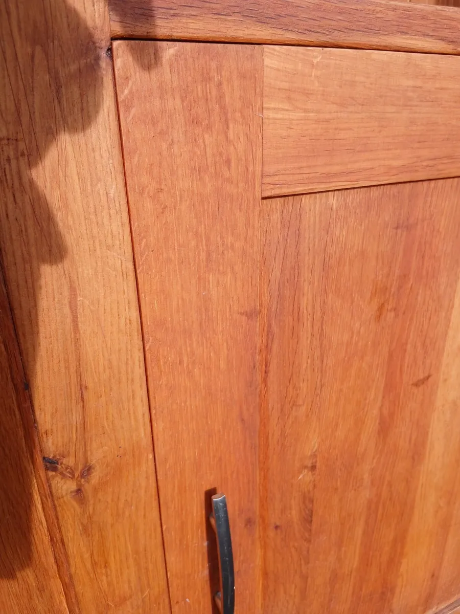 Solid Oak corner unit - Image 3