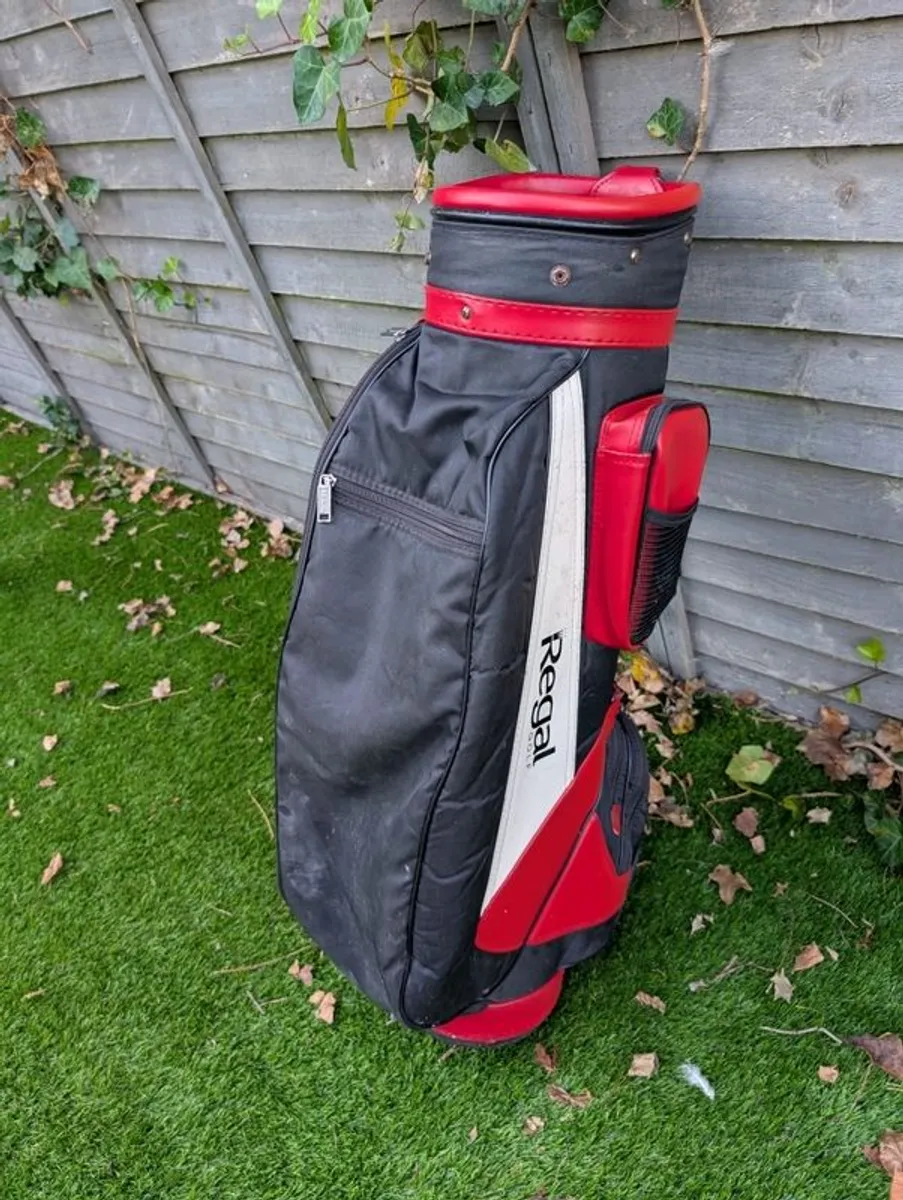 golf club set including bag and trolley - Image 3