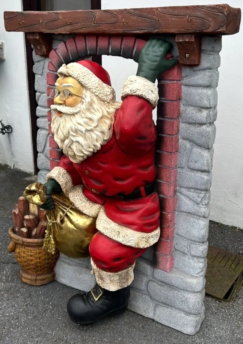 Santa Coming Out of the Fireplace - Image 3