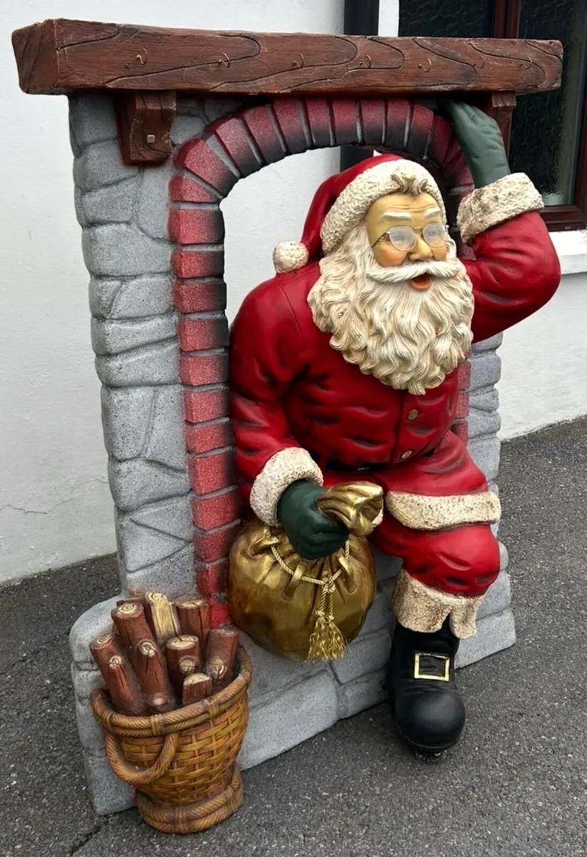 Santa Coming Out of the Fireplace - Image 4