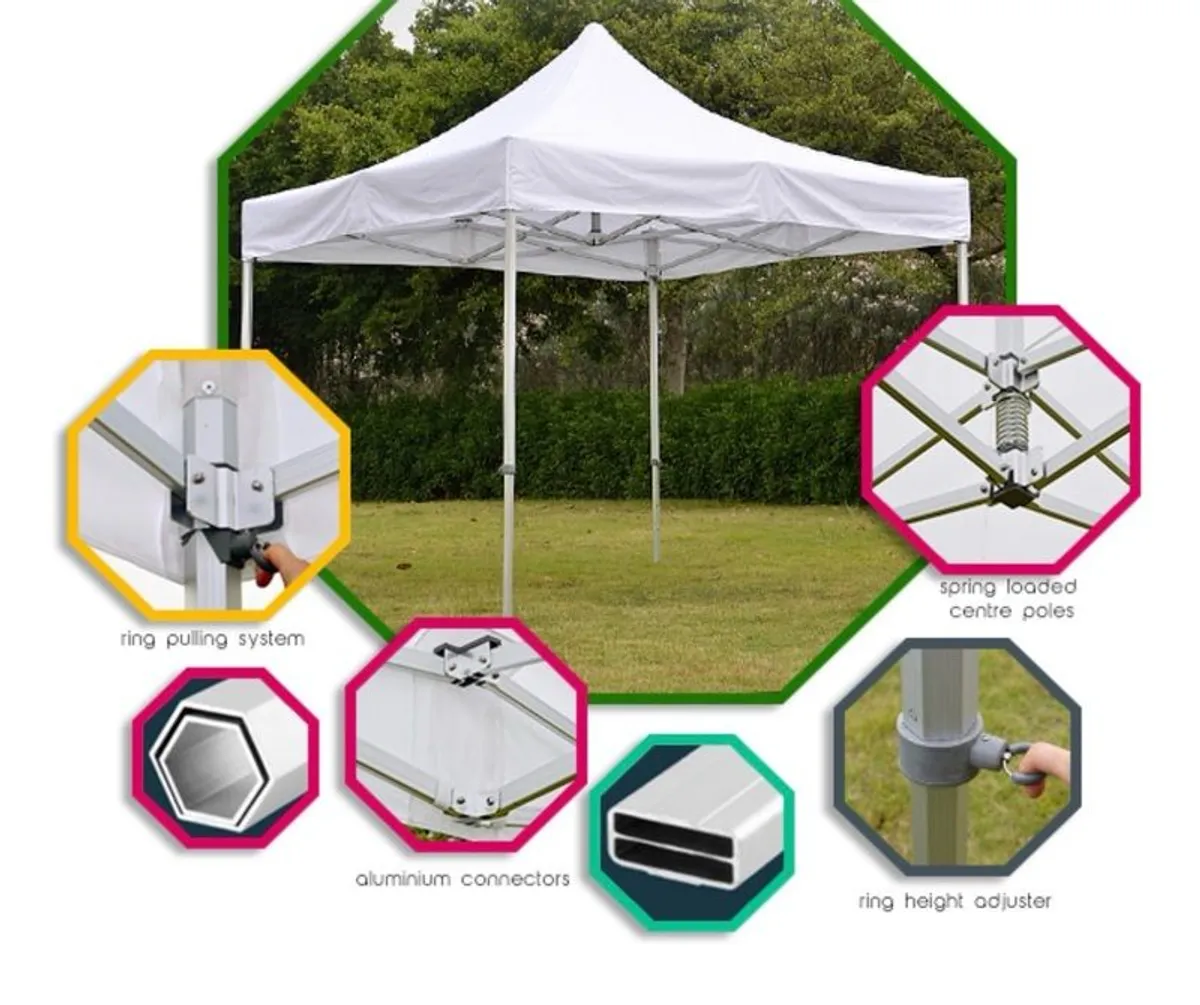 Heavy Duty Gazebo 3x 3m - Image 3