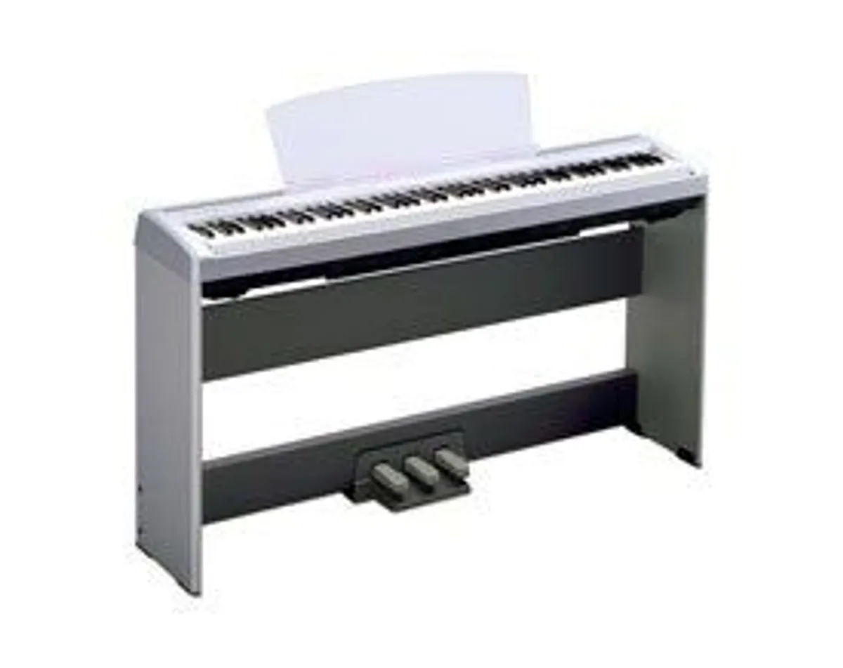 Yamaha P85S Digital Piano  Silver  Matching Stand & 3 Pedal Unit - Image 4