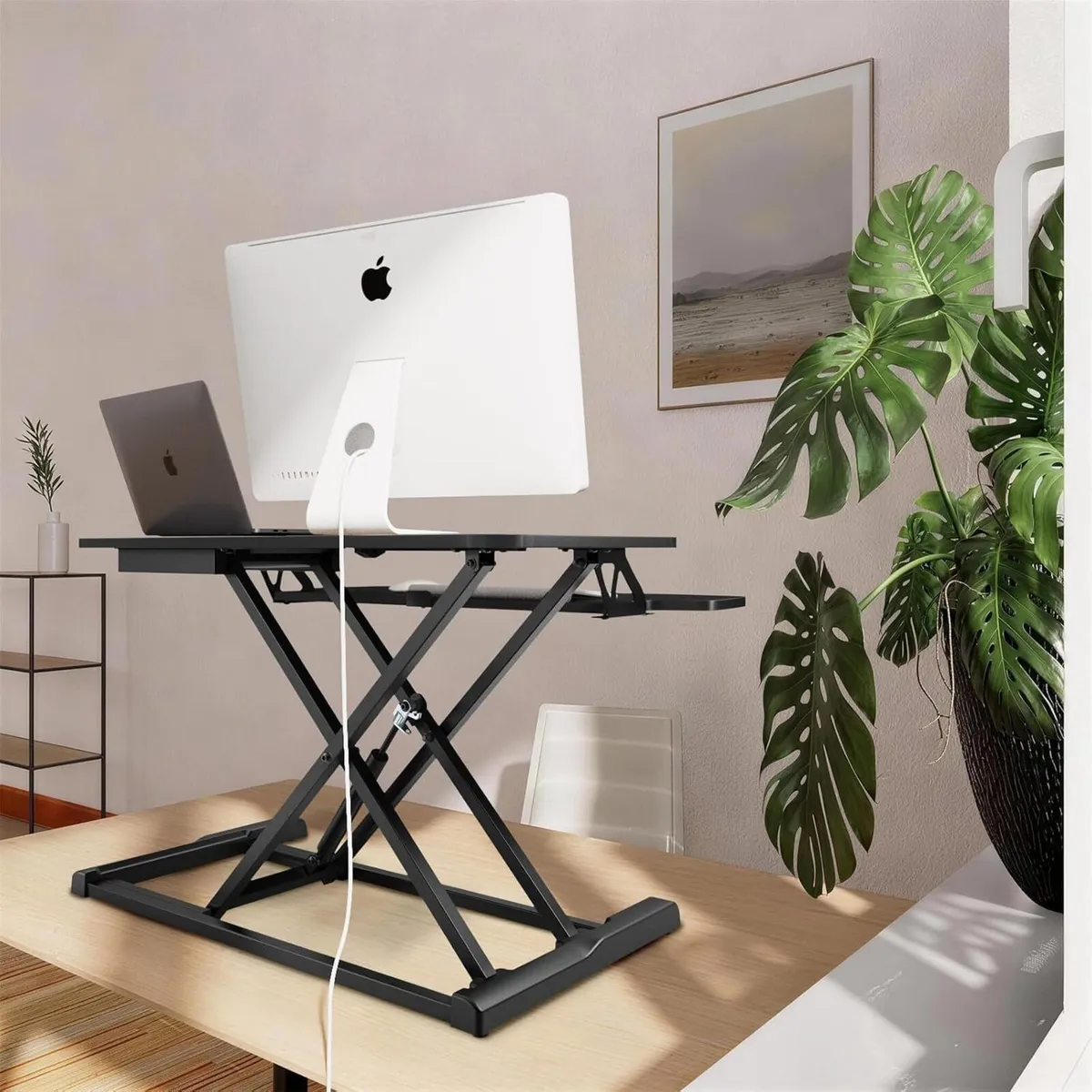 Standing Desk Converter Height Adjustable Sit - Image 2
