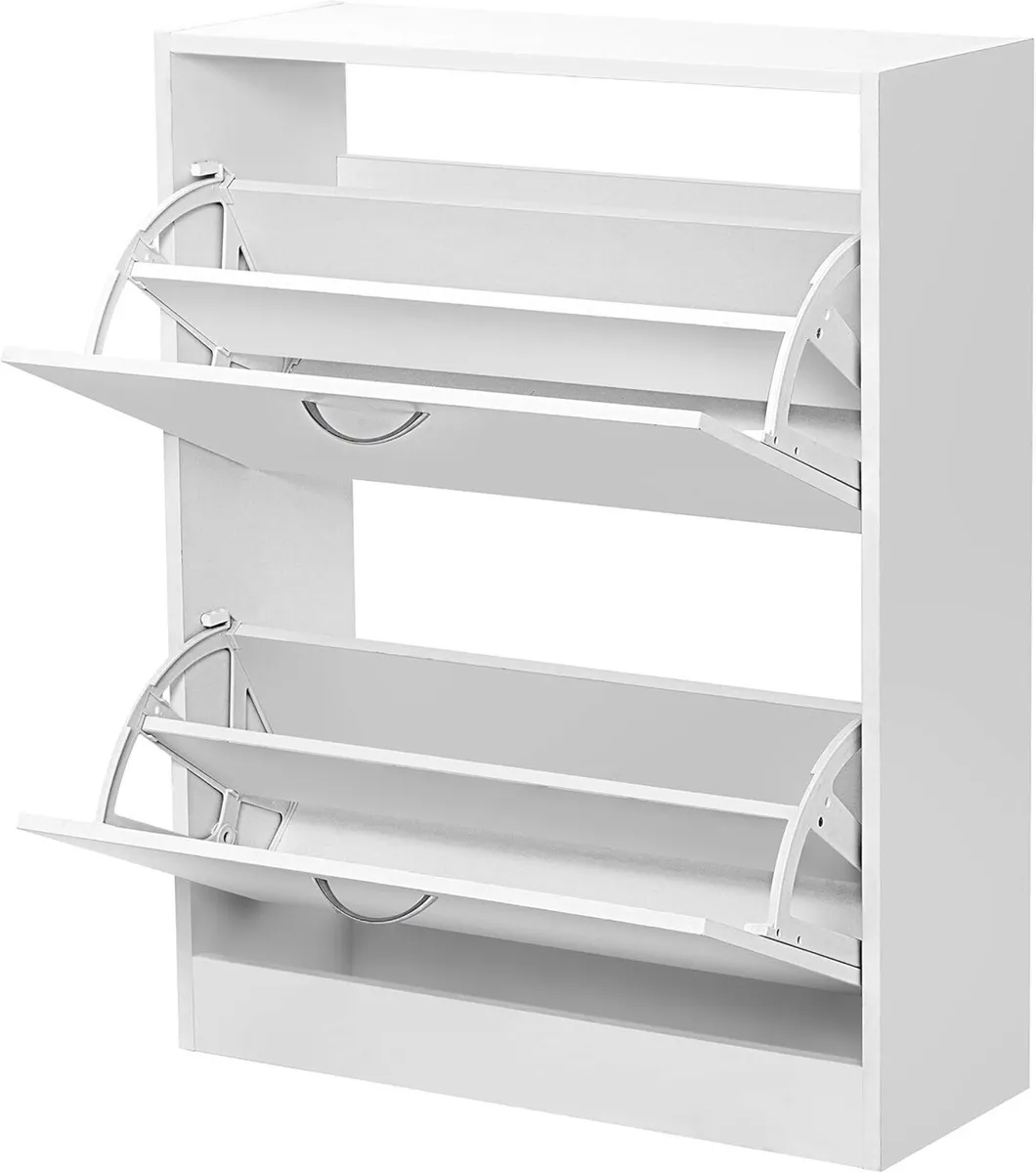 Shoe Cabinet with 2 Flip Drawers - Image 4