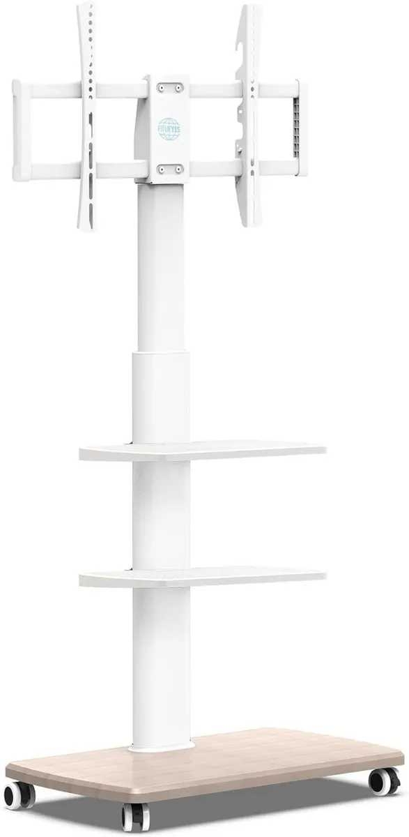 TV Stand on Wheels with 3 Shelves - Image 1
