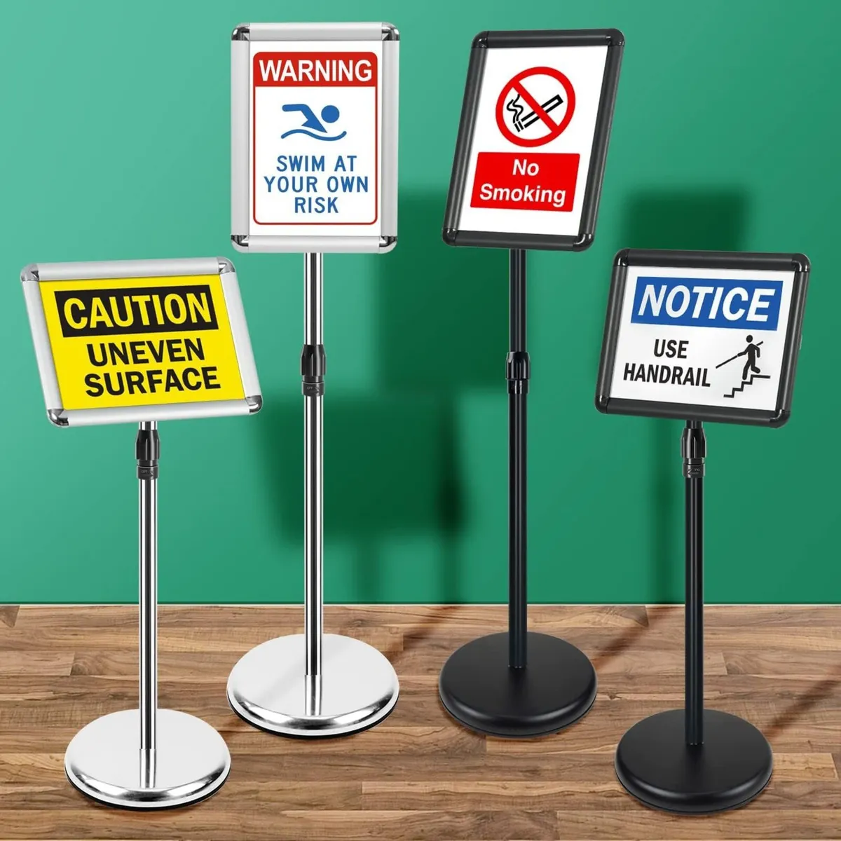 A4 Stand Sign Holder Display Free Standing Signs - Image 2