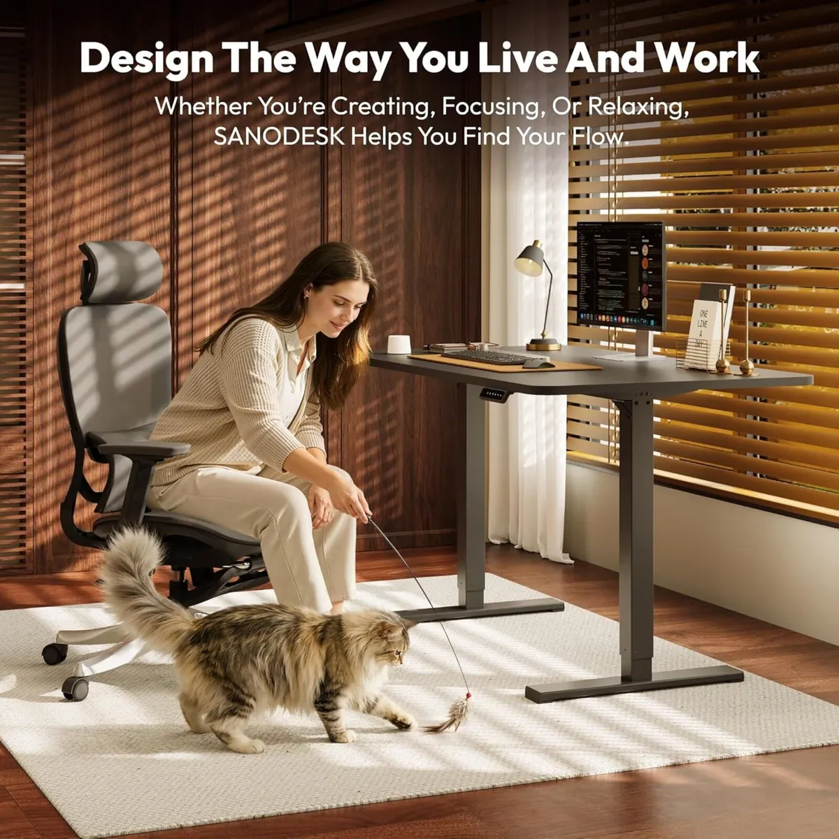 Electric Standing Desk Height Adjustable - Image 2