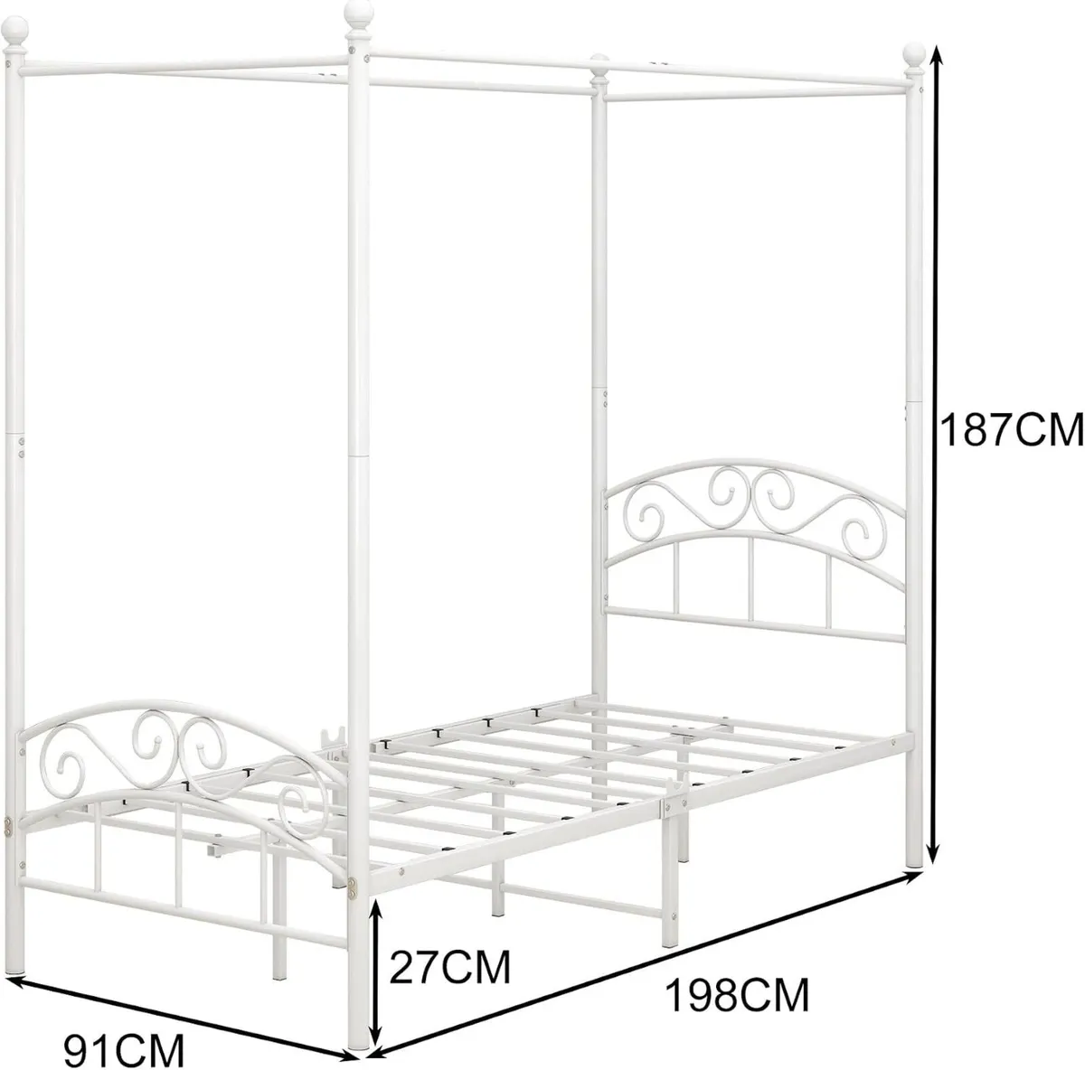 Jurmerry Canopy Bed Frame - Image 2