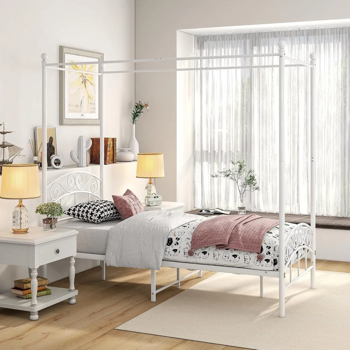 Jurmerry Canopy Bed Frame - Image 4