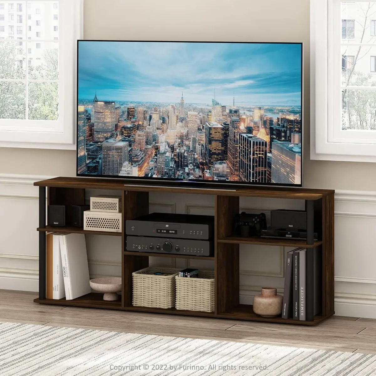 Classic TV Stand Entertainment Centre Console - Image 2