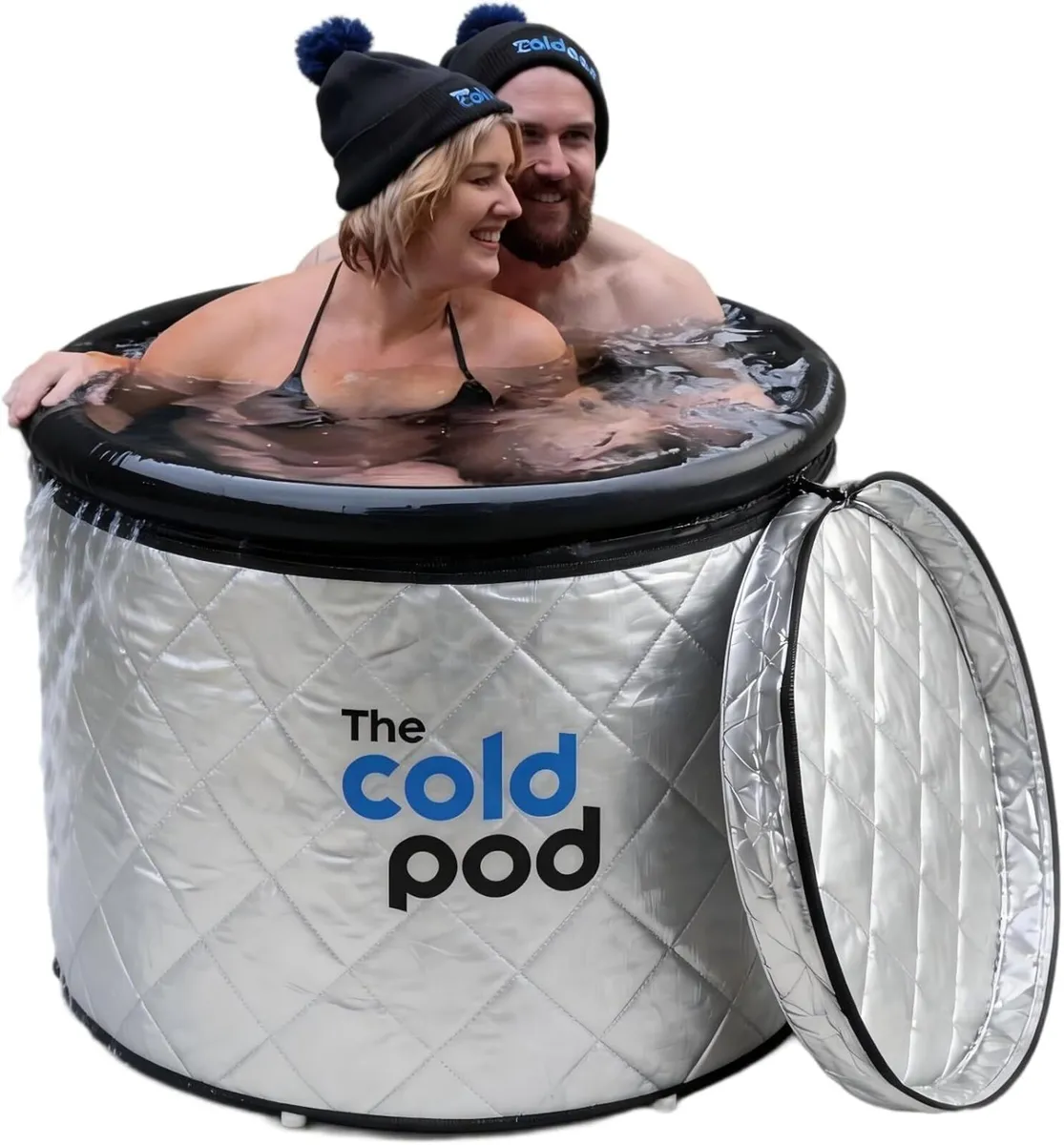 Insulated Ice Bath Tub with Cover 320L Cold