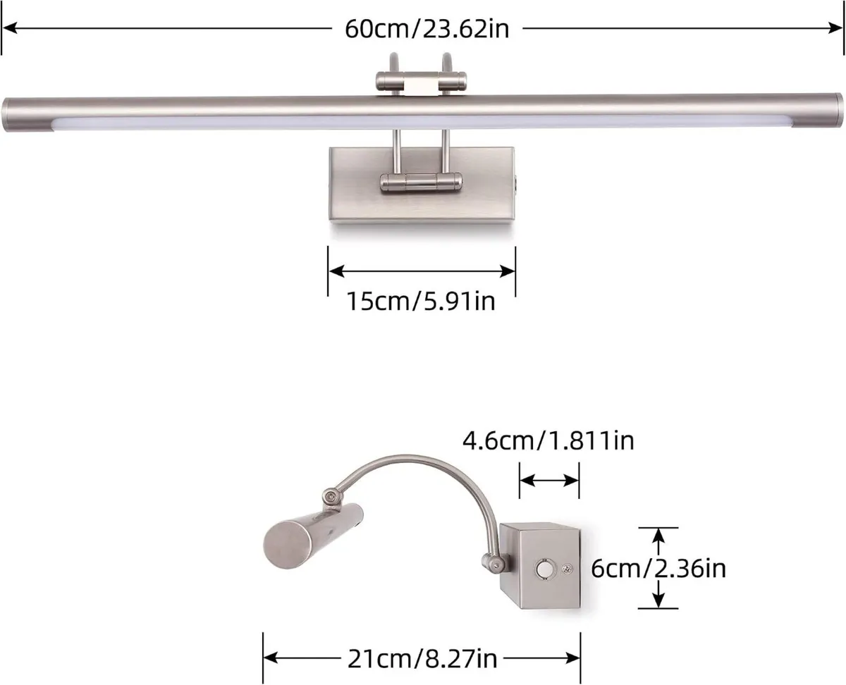 LED Bathroom Vanity Light Fixture 12W 60CM Cabinet - Image 3