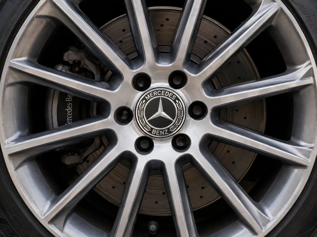 4 x Mercedes Centre Caps (Black) FREE POST - Image 3