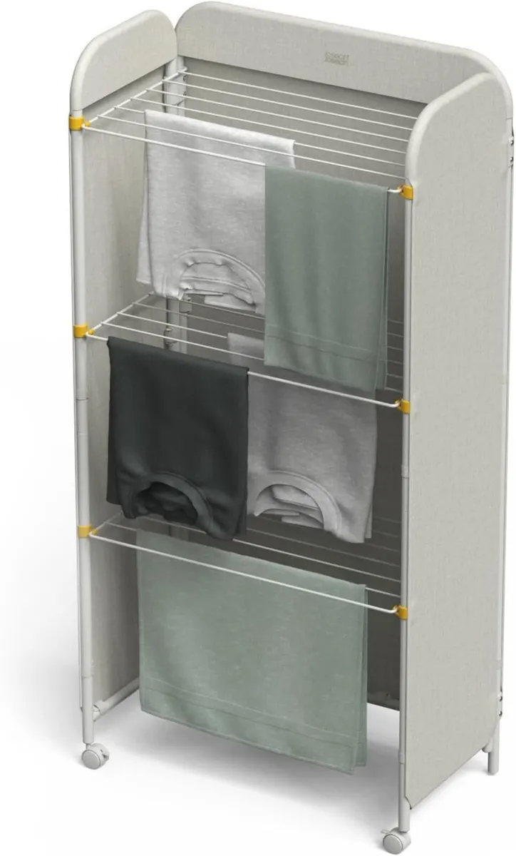 3-Tier Adjustable Laundry Drying Rack Integrated - Image 1