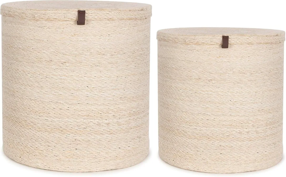 Large Storage and Laundry Baskets Bleached Off - Image 1