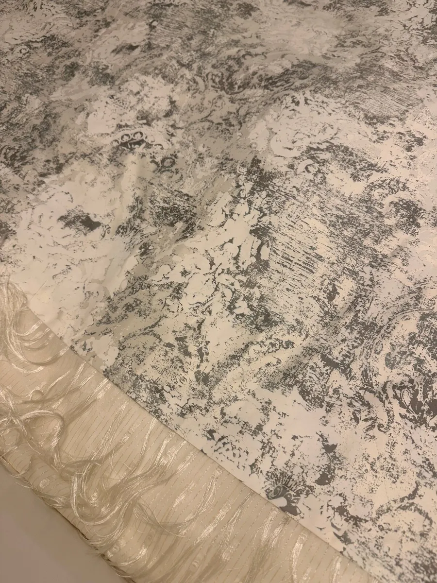 Custom made silk bed throw and pillows - Image 4