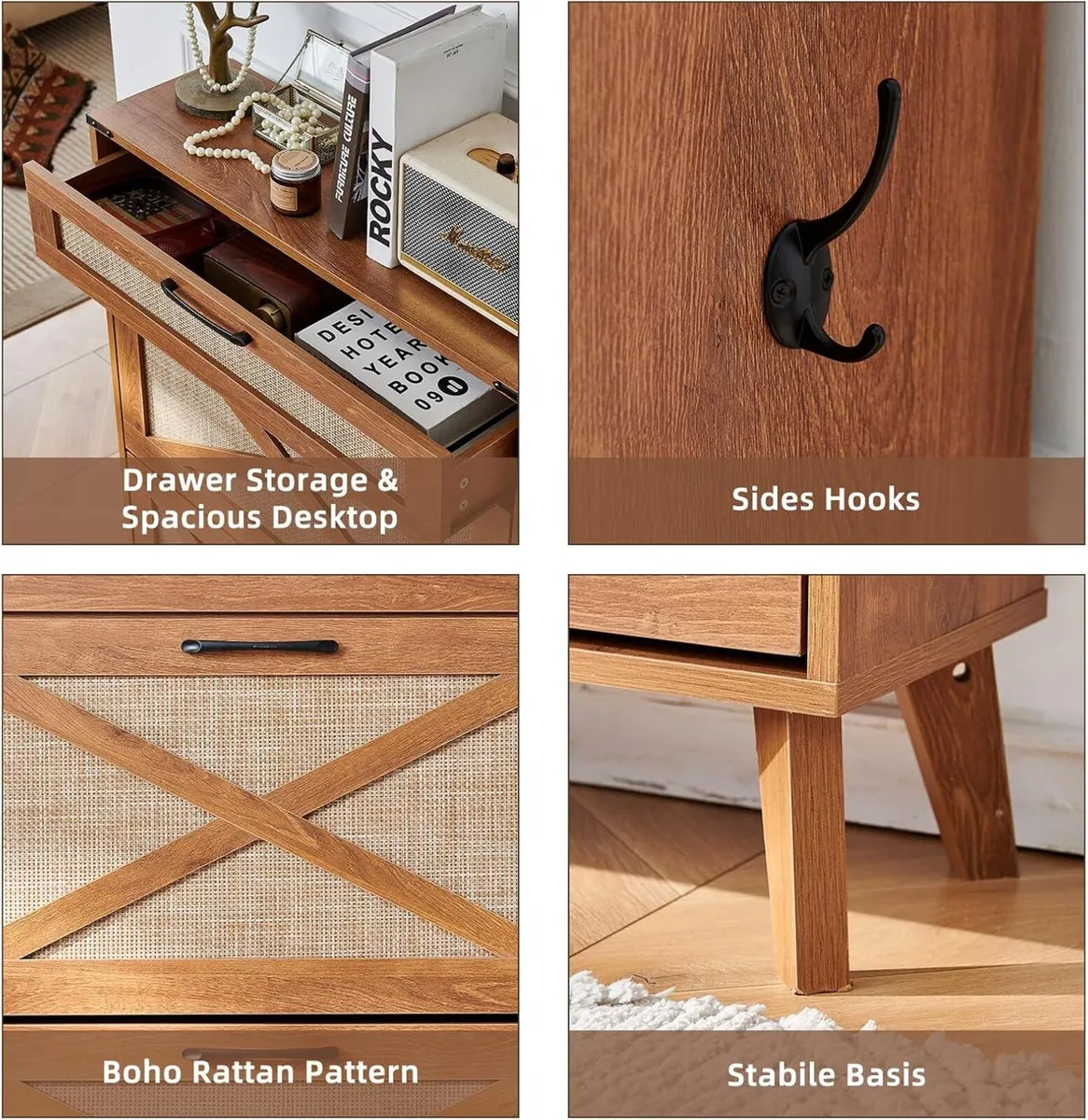 Narrow Slim Shoe Rack Storage Cabinet - Image 4