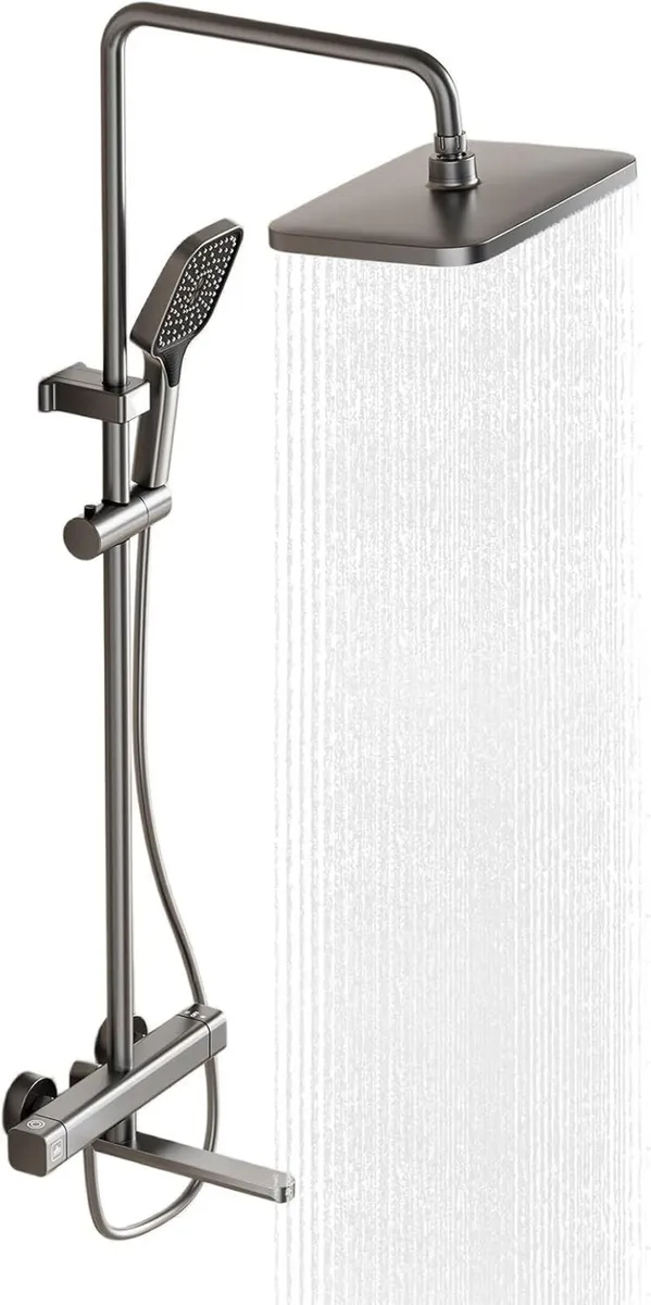 Thermostatic Shower Mixer Set with Adjustable - Image 1