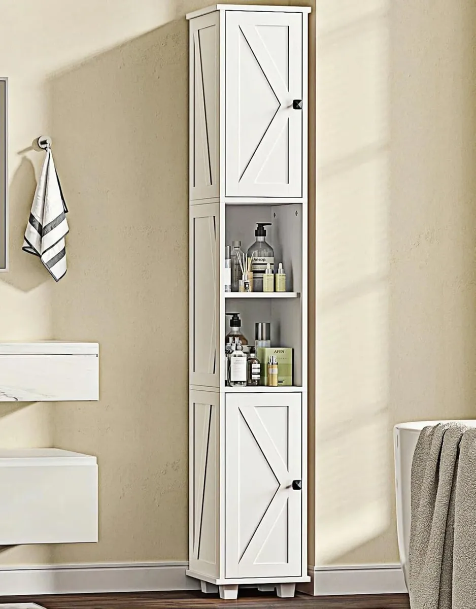 Tall Bathroom Cabinet Storage 180x30x30CM - Image 1